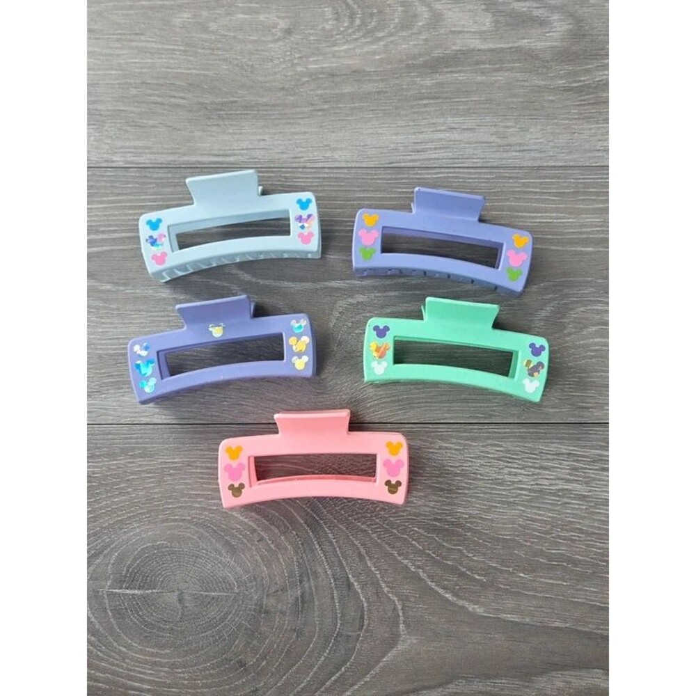 Disney Colorful Claw Clips Set of 5